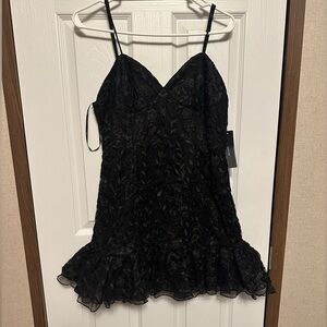 Lulu's Black High Low Dress